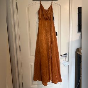 Long lulus dress with slit